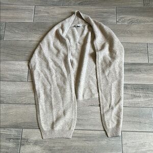 Cream Shrug cape with Relaxed Silhouette